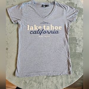 Lake tahoe vneck Tshirt